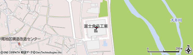 富士食品工業株式会社　静岡金谷工場周辺の地図