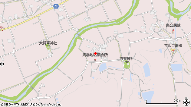 〒673-0732 兵庫県三木市口吉川町馬場の地図
