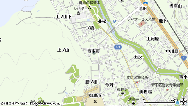 〒441-0211 愛知県豊川市御油町（その他）の地図