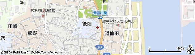 愛知県知多郡武豊町里中4周辺の地図