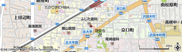 老麺 田ぶち周辺の地図