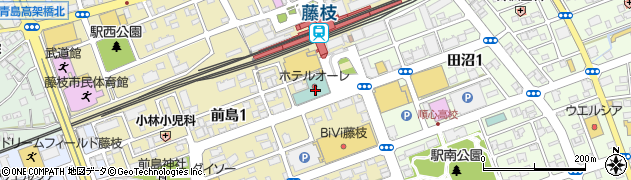 東進衛星予備校・東進中学ＮＥＴ　藤枝駅南口校周辺の地図