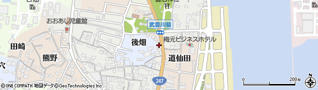愛知県知多郡武豊町里中1周辺の地図