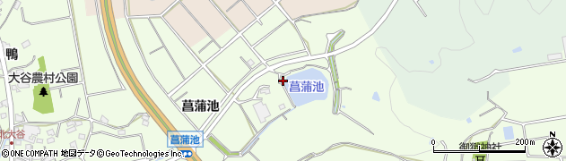 愛知県常滑市大谷菖蒲池358周辺の地図