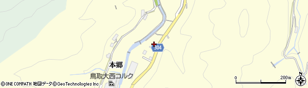 島根県浜田市内村町本郷180周辺の地図