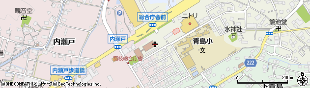 静岡県藤枝総合庁舎警備員室周辺の地図