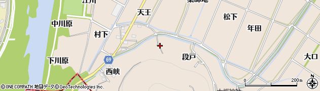 愛知県豊川市金沢町（段戸）周辺の地図