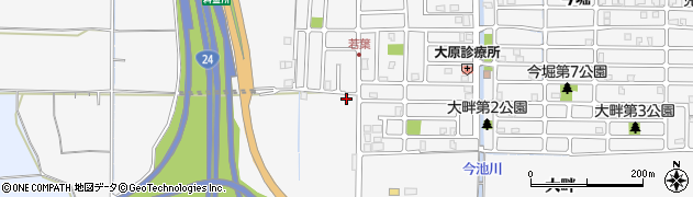 京都府城陽市寺田（金尾）周辺の地図