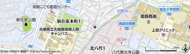 兵庫県姫路市八代宮前町2周辺の地図