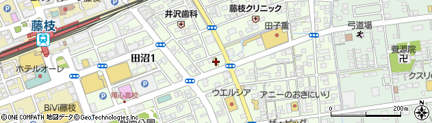 セブンイレブン藤枝田沼店周辺の地図