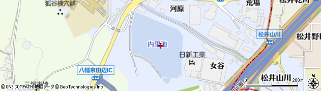 内里池周辺の地図