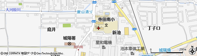 城陽市立学童保育所寺田南学童保育所周辺の地図