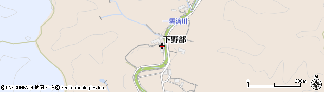 静岡県磐田市下野部1597周辺の地図