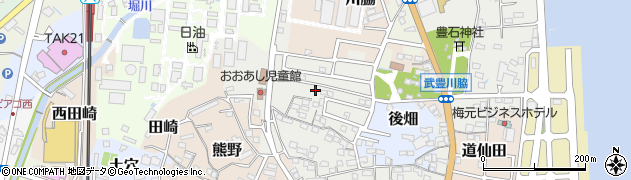 愛知県知多郡武豊町平海道周辺の地図