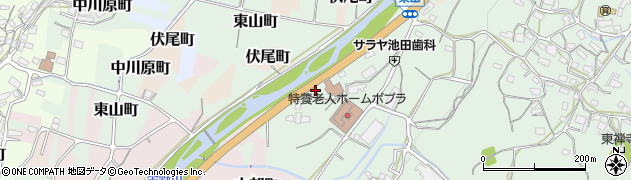 池田警察署細河交番周辺の地図