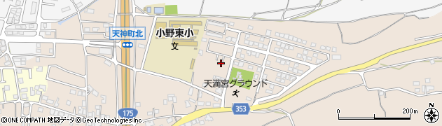 兵庫県小野市天神町1191周辺の地図