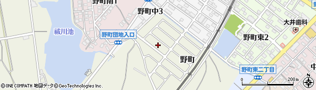 三重県鈴鹿市野町周辺の地図