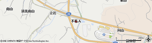 愛知県幸田町（額田郡）須美（不馬入）周辺の地図