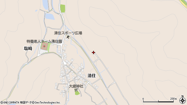 〒671-0205 兵庫県姫路市飾東町清住の地図