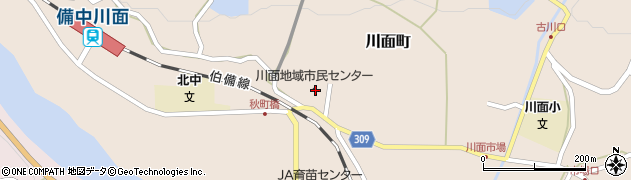 岡山県高梁市川面町2212周辺の地図