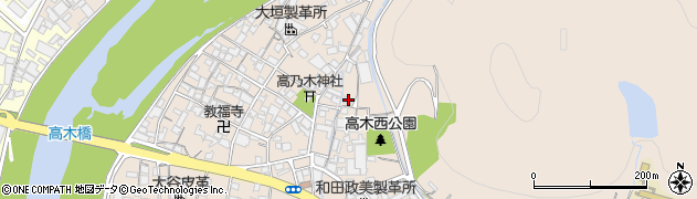 兵庫県姫路市花田町高木265周辺の地図