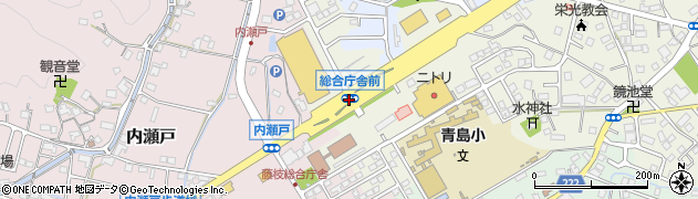 藤枝総合庁舎北周辺の地図