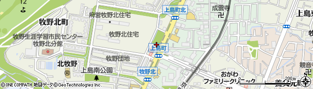 大阪府枚方市牧野北町7周辺の地図