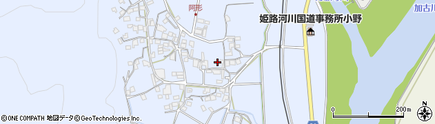 兵庫県小野市阿形町643周辺の地図