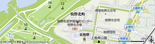 大阪府枚方市牧野北町14-9周辺の地図