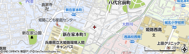 兵庫県姫路市八代宮前町6周辺の地図