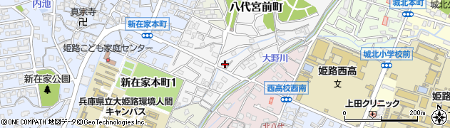 兵庫県姫路市八代宮前町13周辺の地図