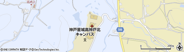 兵庫県三木市吉川町水上703周辺の地図