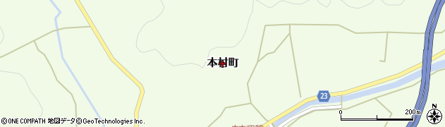 広島県庄原市本村町周辺の地図