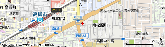 堀出南松原本店周辺の地図