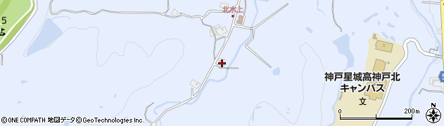 兵庫県三木市吉川町水上288周辺の地図