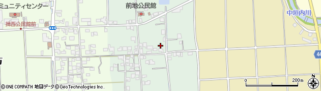 兵庫県たつの市揖西町前地116周辺の地図