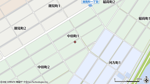 〒447-0829 愛知県碧南市中田町の地図
