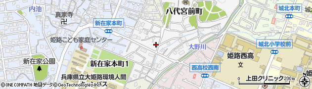 兵庫県姫路市八代宮前町15-1周辺の地図