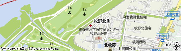 大阪府枚方市牧野北町14周辺の地図