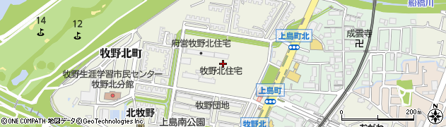大阪府枚方市牧野北町9周辺の地図