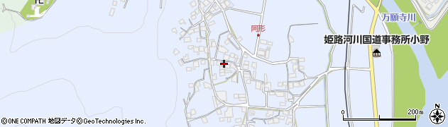 兵庫県小野市阿形町629周辺の地図