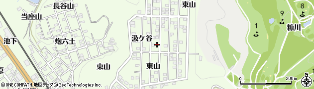 愛知県豊川市御油町汲ケ谷151周辺の地図