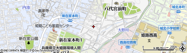 兵庫県姫路市八代宮前町15-13周辺の地図