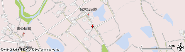 兵庫県三木市口吉川町保木321周辺の地図