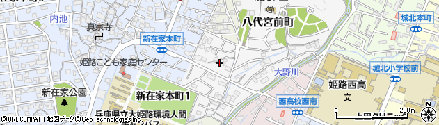 兵庫県姫路市八代宮前町15-14周辺の地図