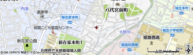 兵庫県姫路市八代宮前町15-15周辺の地図