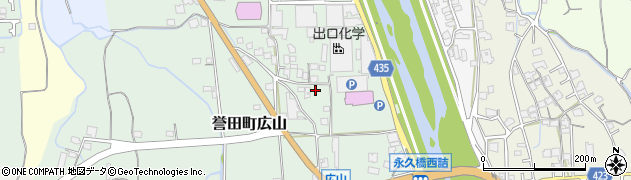 兵庫県たつの市誉田町広山118周辺の地図