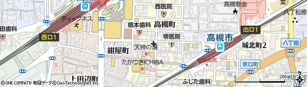 ＫＩＣＨＩＲＩ・高槻店周辺の地図