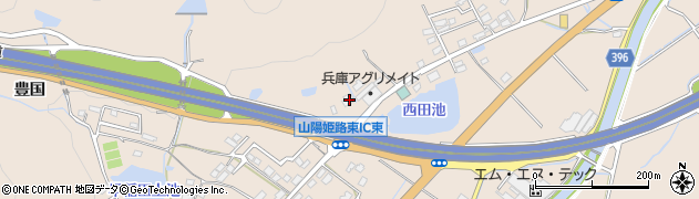 兵庫県姫路市飾東町山崎1153周辺の地図