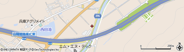 兵庫県姫路市飾東町山崎1351周辺の地図